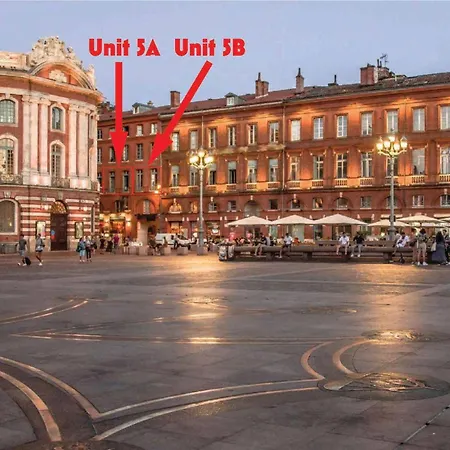 Duplex 5a - Vue Sur Place Du Capitole Lejlighed Toulouse